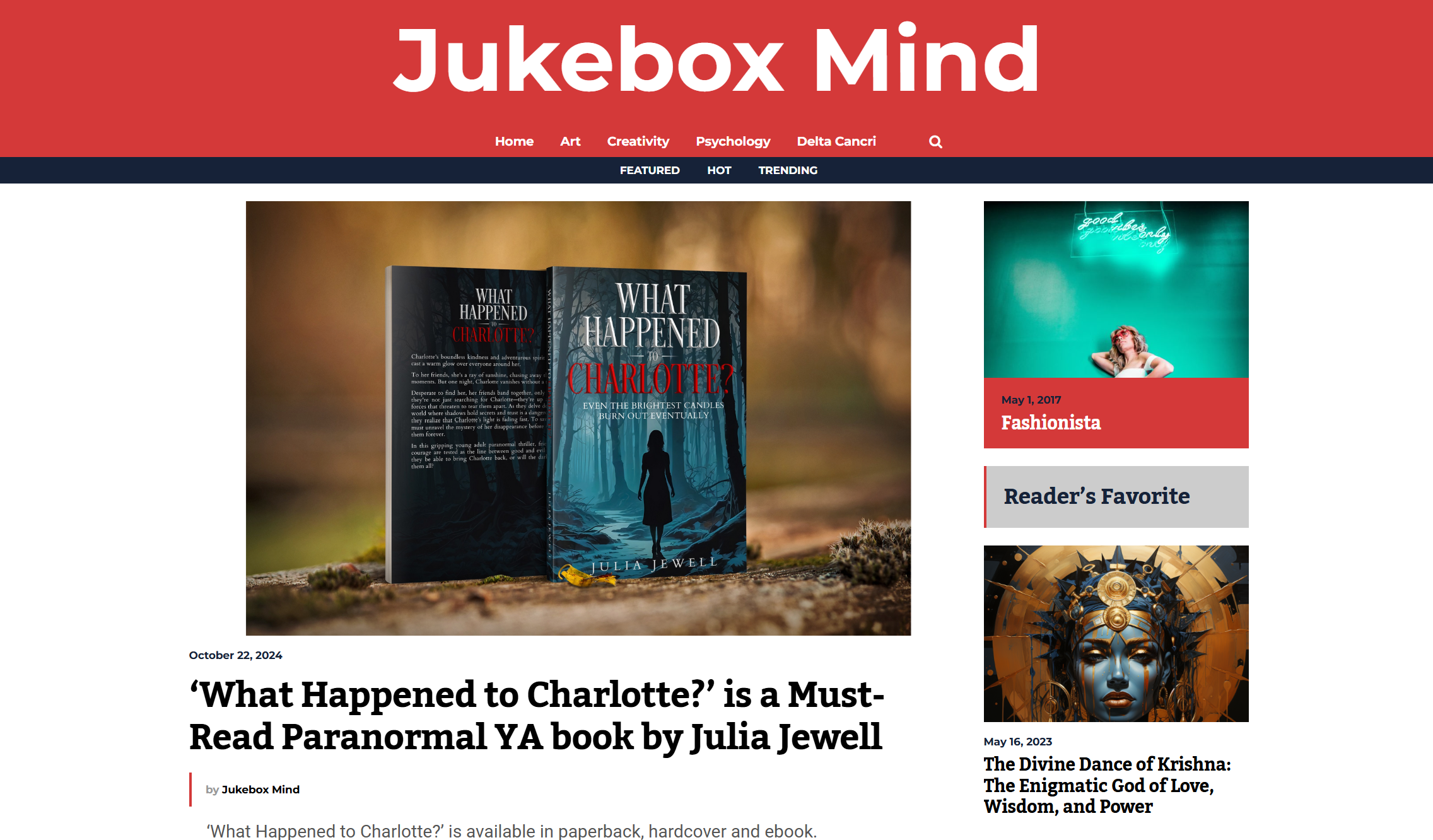 coverpage of jukebox minds webpage